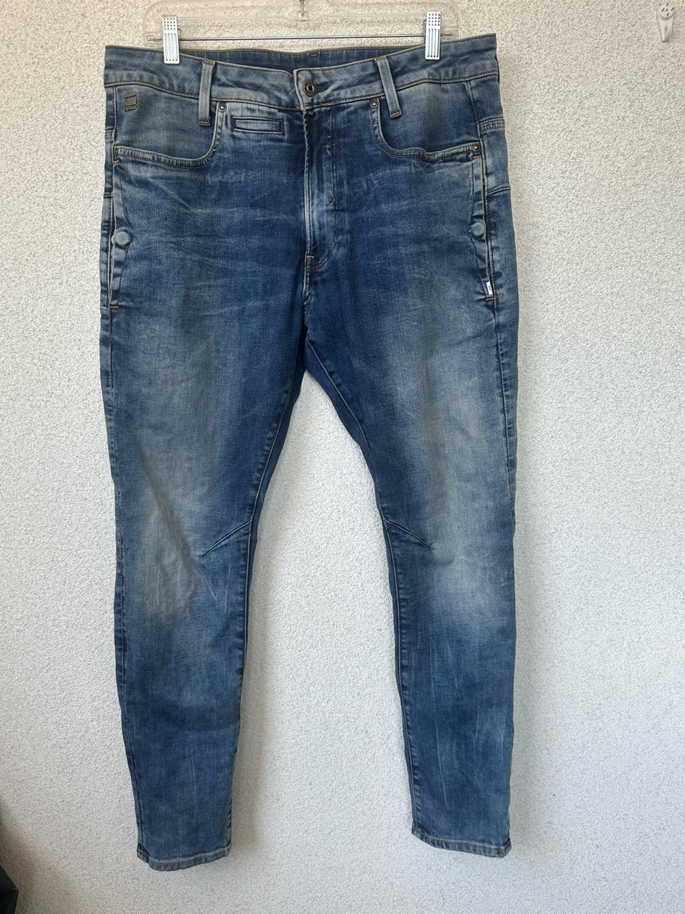 G-Star Men's Skinny Jeans in Washed Blue